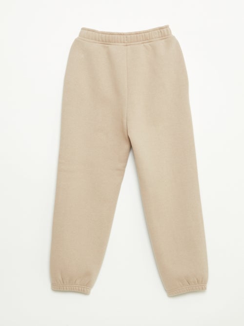 Jogging chaud uni avec doublure polaire - Kiabi Jogging chaud uni avec doublure polaire - Kiabi