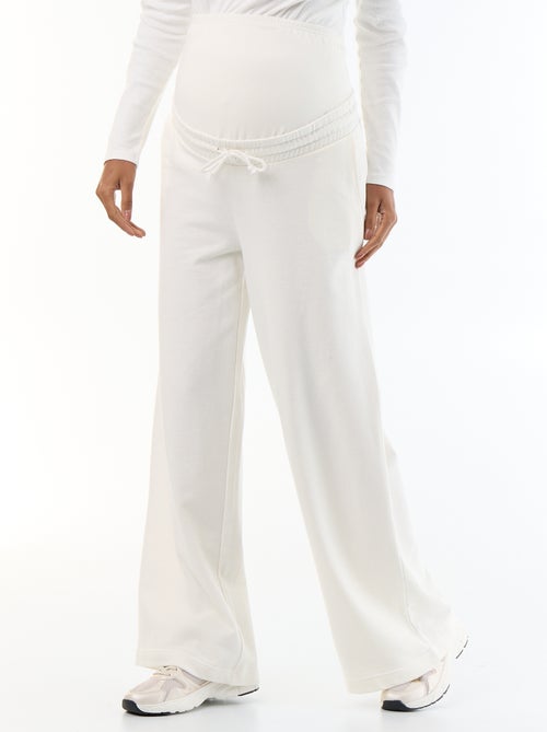 Jogging de maternité wide leg en french terry - Kiabi Jogging de maternité wide leg en french terry - Kiabi
