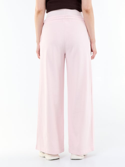 Jogging de maternité wide leg en french terry - Kiabi