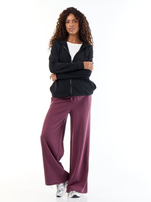 Jogging de maternité wide leg en french terry - Kiabi Jogging de maternité wide leg en french terry - Kiabi