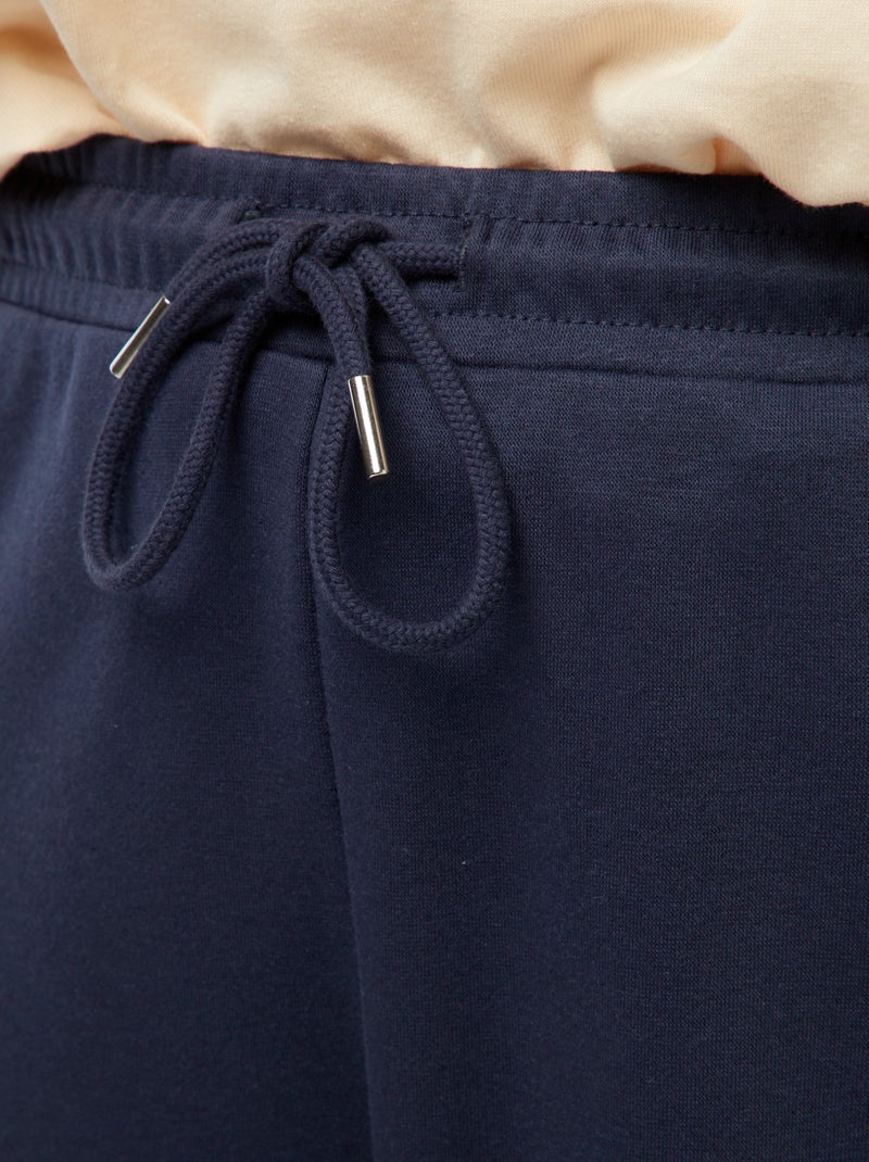 Jogging de sport en french terry Bleu marine - Kiabi