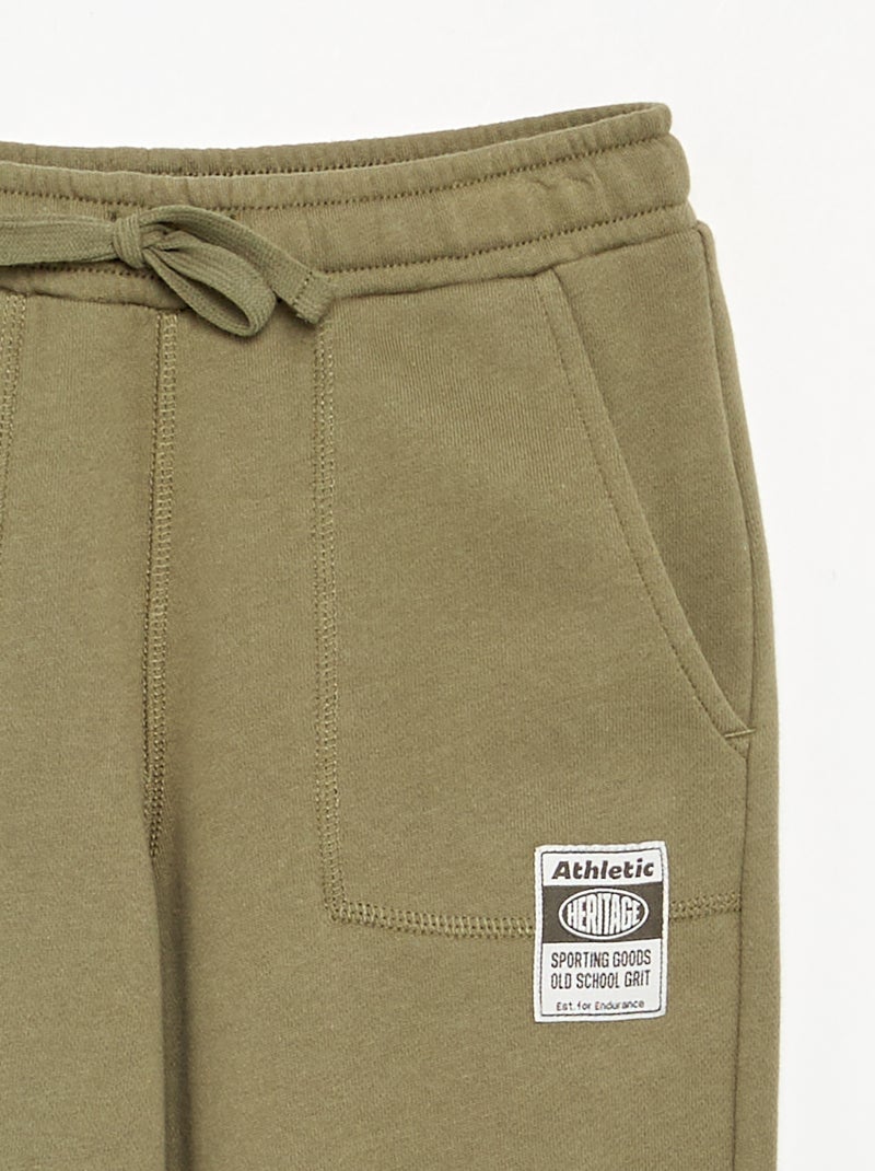 Jogging de sport en French Terry Kaki - Kiabi