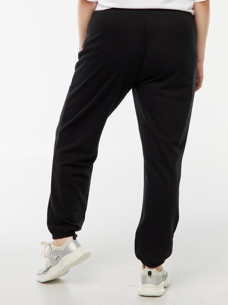 Jogging de sport en french terry Noir - Kiabi