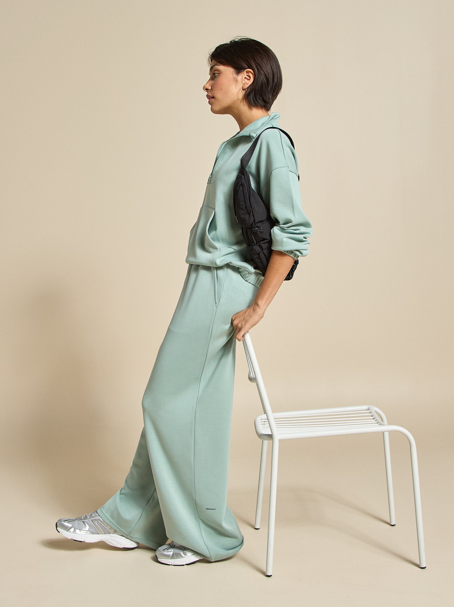 Jogging de sport wide leg - (ekstract)