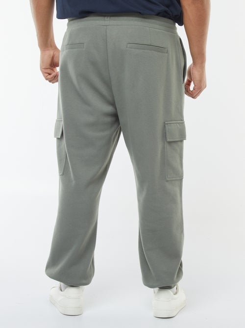 Jogging en maille piquée avec poches à rabat - Kiabi