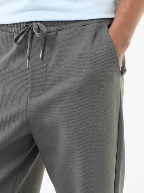 Jogging en maille piquée - Kiabi