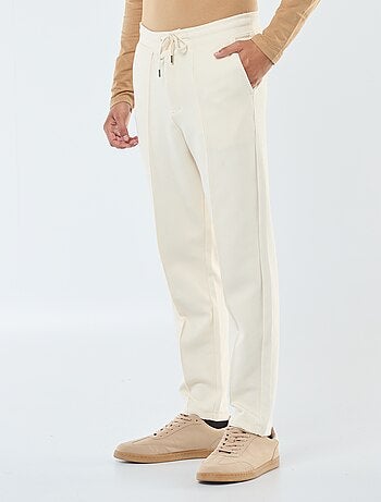 Jogging en maille piquée uni