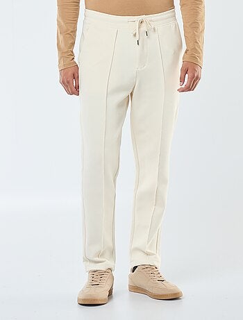 Jogging en maille piquée uni