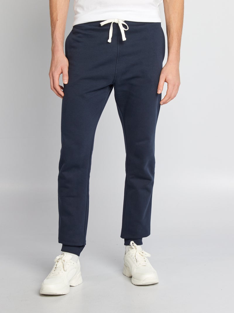 Jogging en molleton - L36 Bleu marine - Kiabi