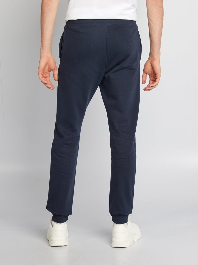 Jogging en molleton - L36 Bleu marine - Kiabi