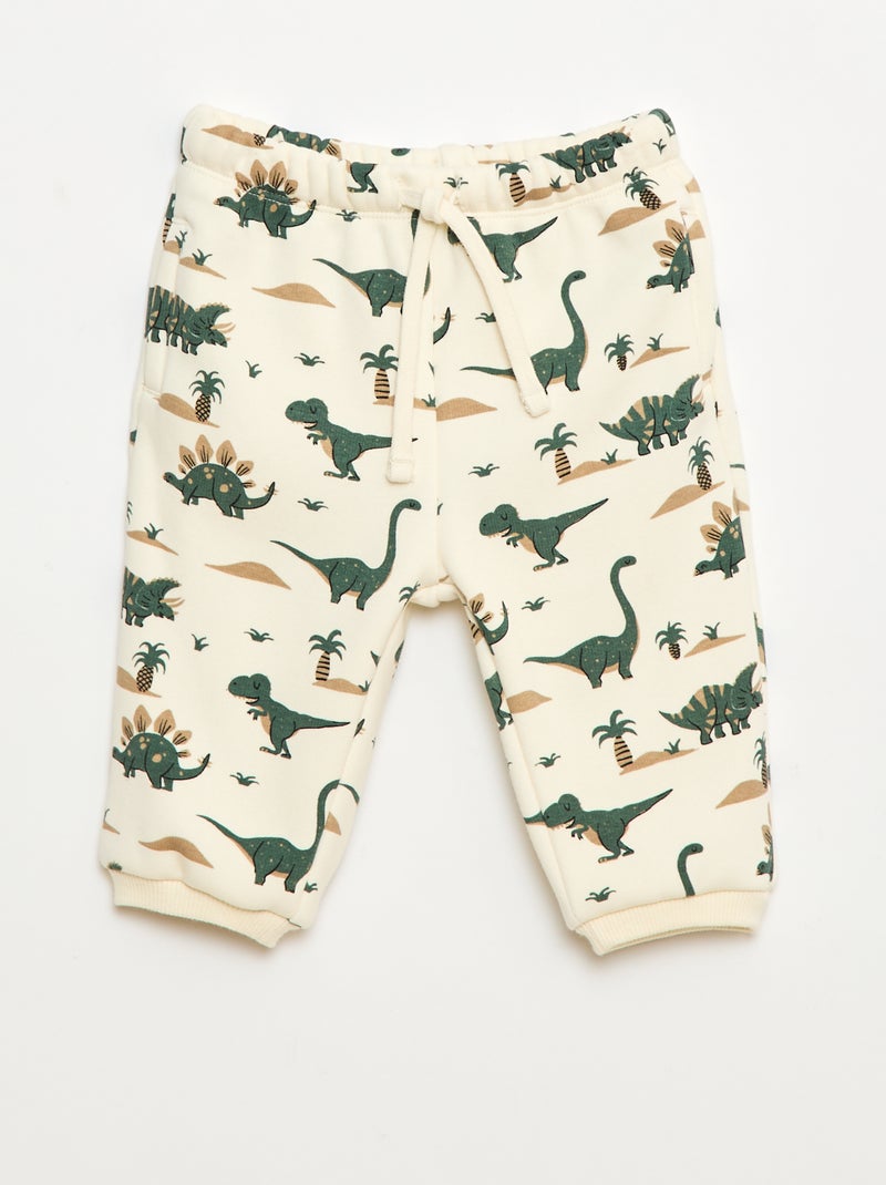Jogging en molleton Blanc - Kiabi