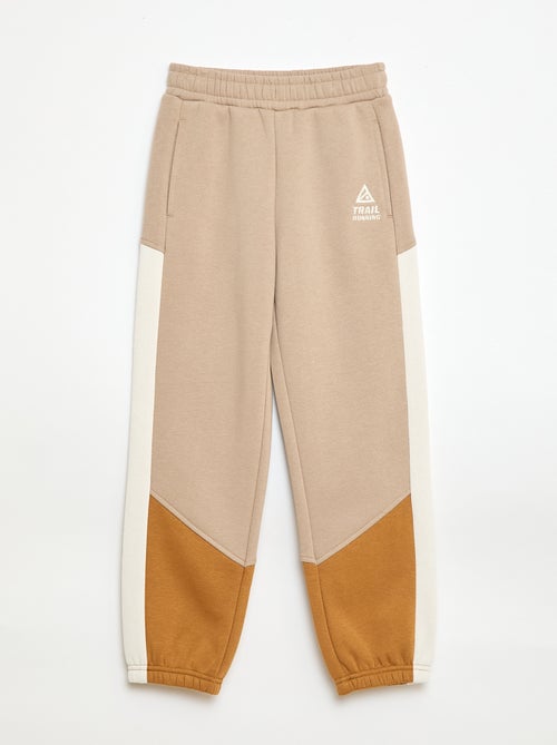 Jogging en molleton color block - Kiabi