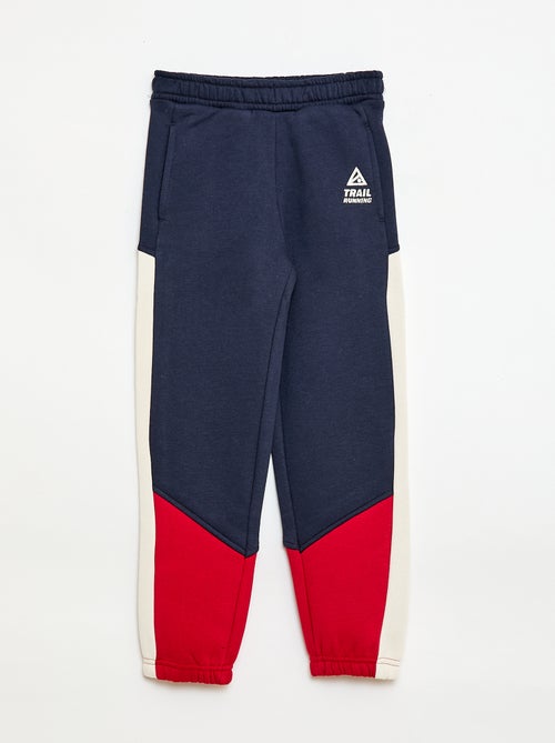 Jogging en molleton color block - Kiabi