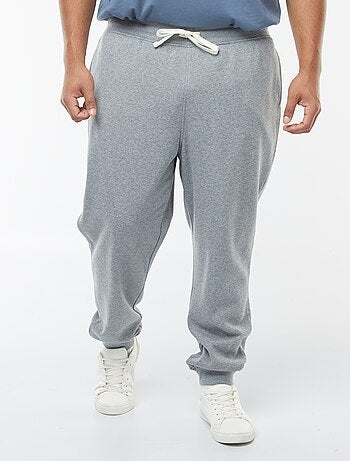 Jogging en molleton gratté uni