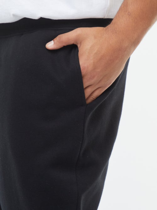 Jogging en molleton gratté uni - Kiabi