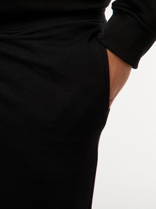 Jogging en molleton gratté uni - Kiabi