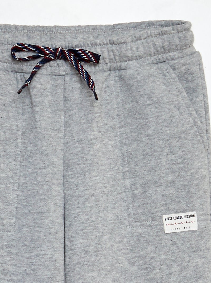 Jogging en molleton Gris - Kiabi