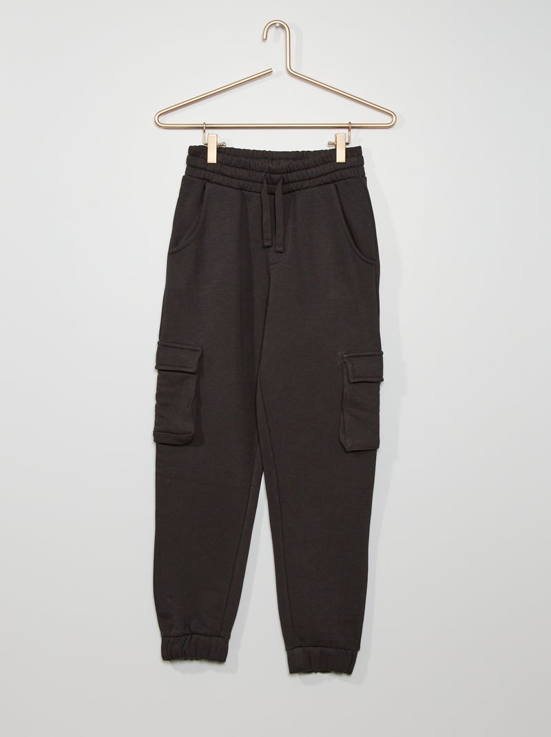 jogging en molleton gris foncé - Kiabi