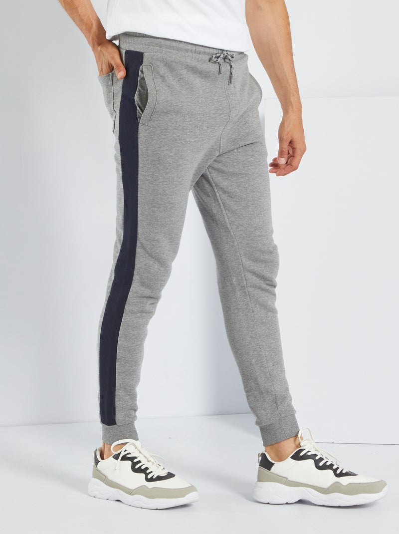 Jogging en molleton Gris - Kiabi