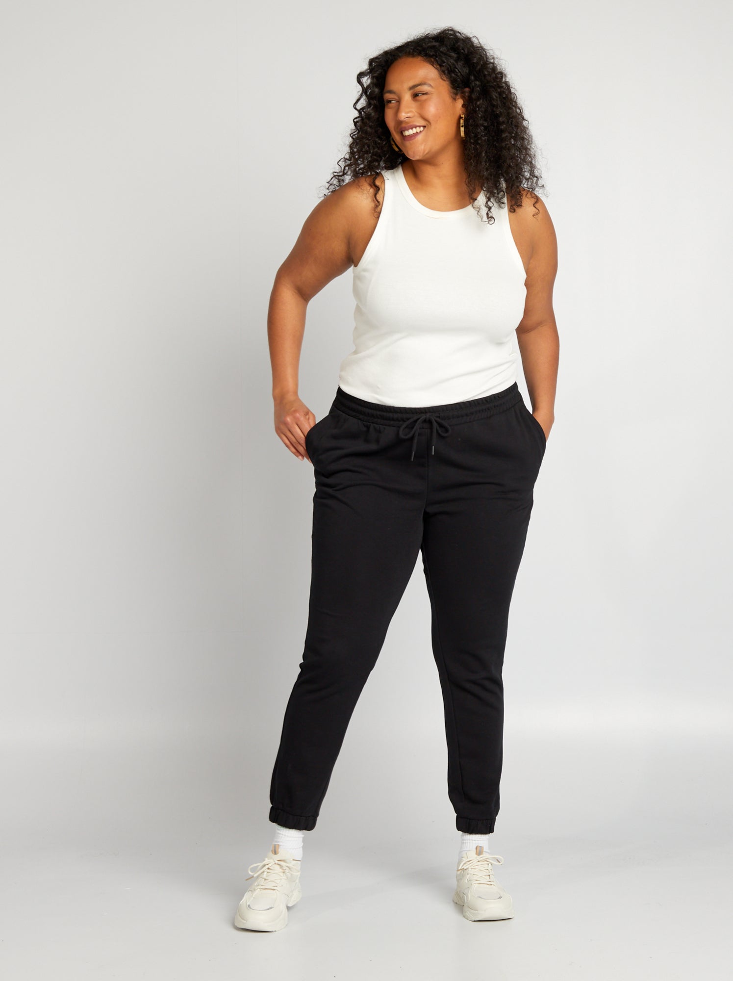 Pantalon taille haute grande taille pas cher best sale