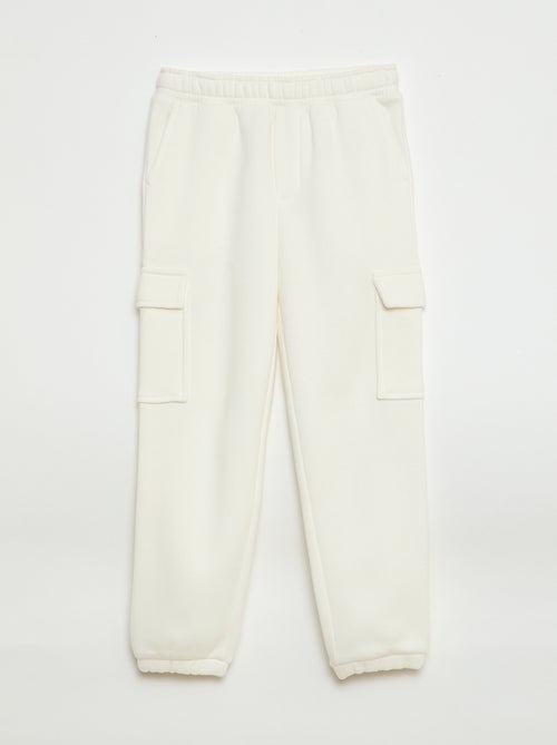 Jogging en molleton uni multi-poches - Kiabi Jogging en molleton uni multi-poches - Kiabi