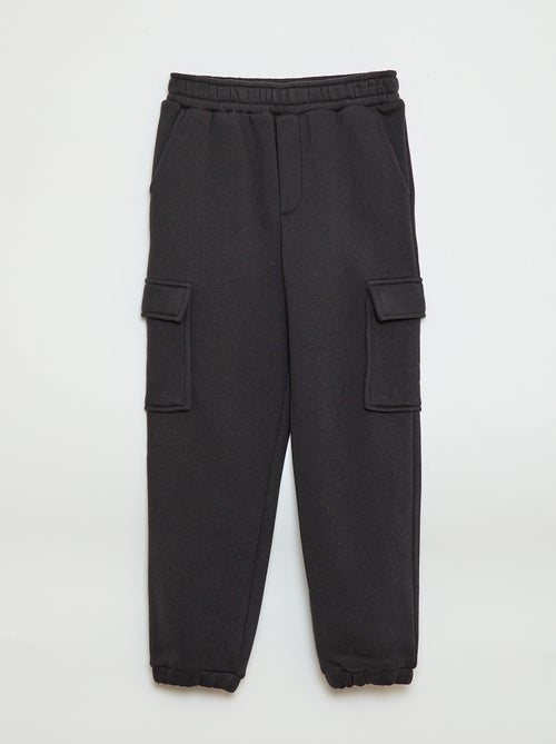 Jogging en molleton uni multi-poches - Kiabi Jogging en molleton uni multi-poches - Kiabi