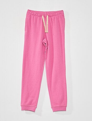 Pantalon de jogging uni rose fille