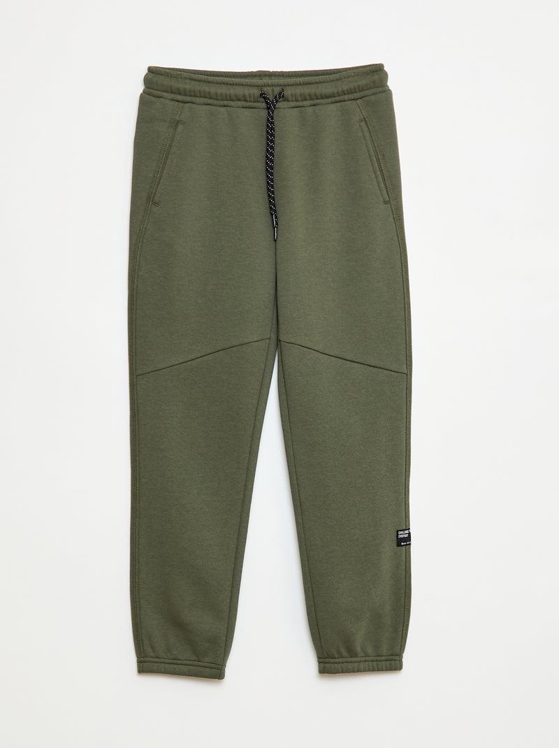 Jogging en molleton uni Vert - Kiabi