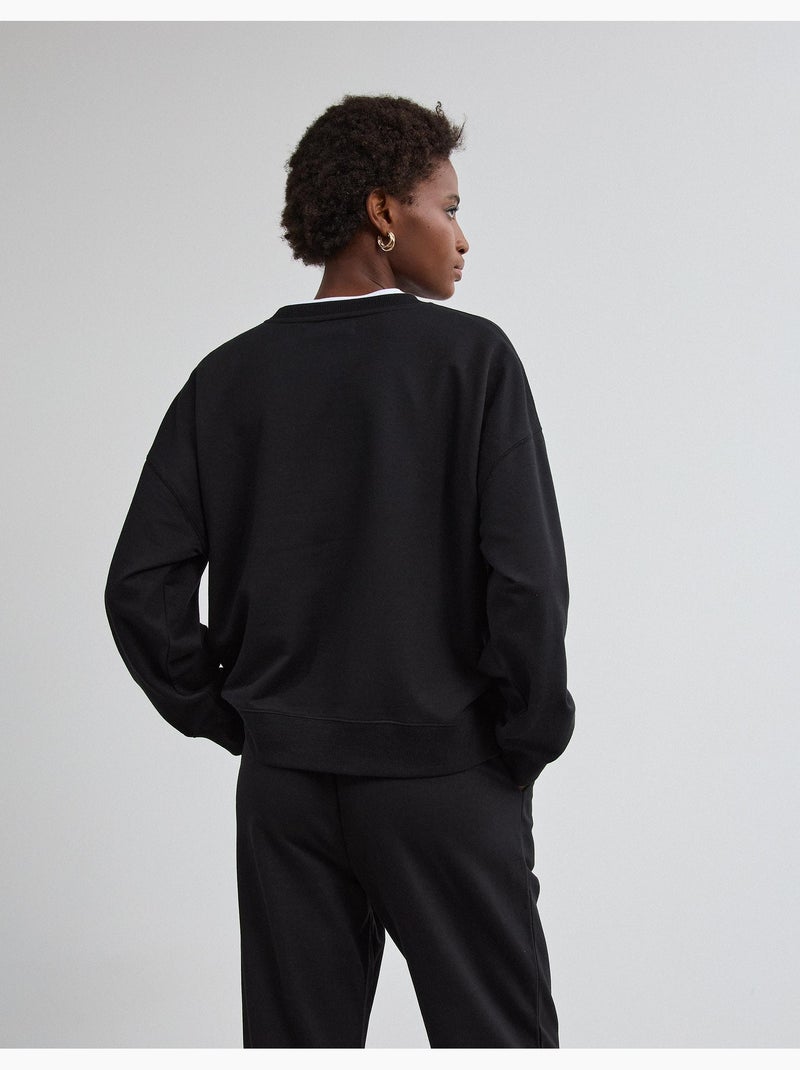 Jogging en sweat, mo fashion Noir - Kiabi
