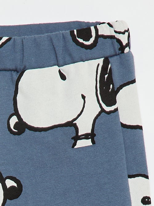 Jogging imprimé 'Snoopy' all-over en coton - Kiabi