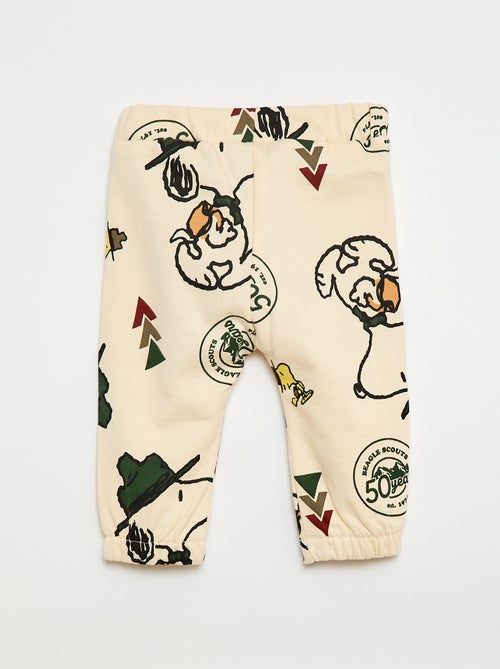 Jogging imprimé 'Snoopy' all-over en coton - Kiabi
