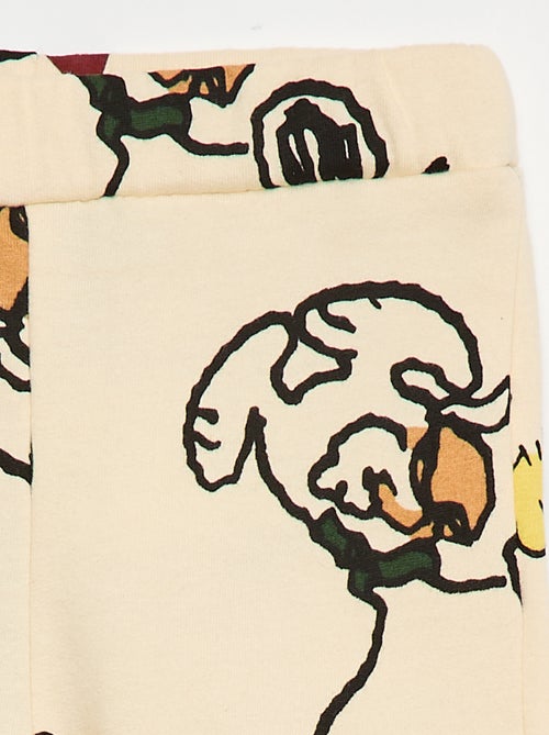 Jogging imprimé 'Snoopy' all-over en coton - Kiabi