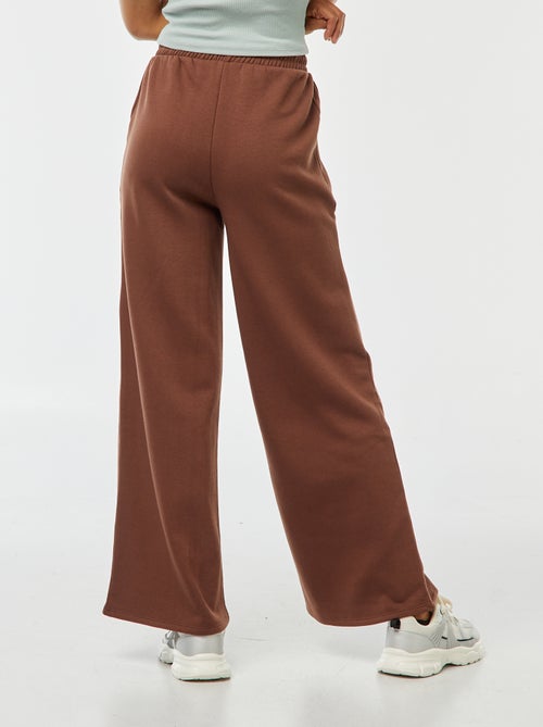 Jogging large avec imprimé sportswear - Kiabi