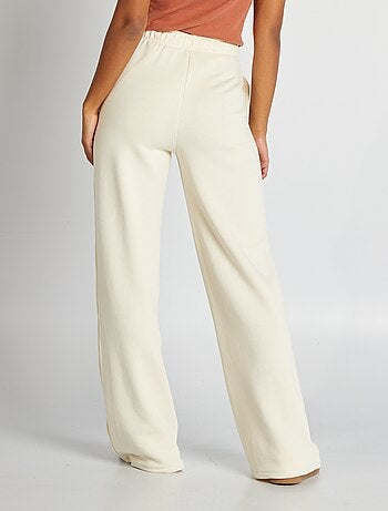 Jogging large en molleton