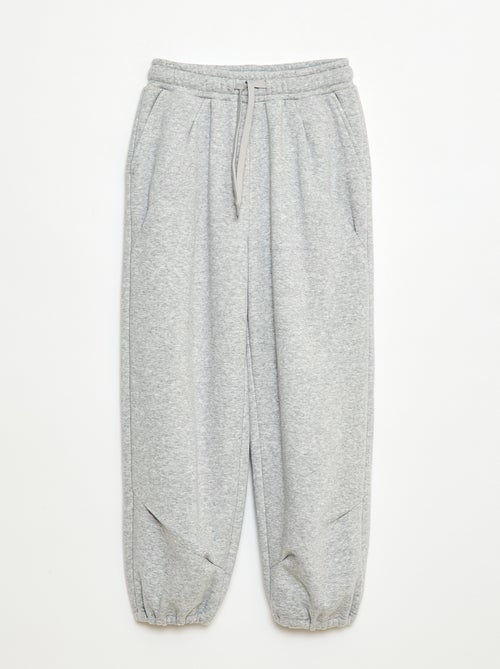 Jogging large uni en coton - Kiabi Jogging large uni en coton - Kiabi