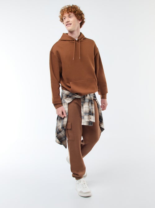 Jogging multi-poches en molleton - Kiabi