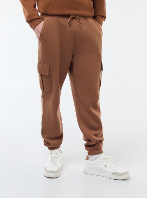 Jogging multi-poches en molleton - Kiabi
