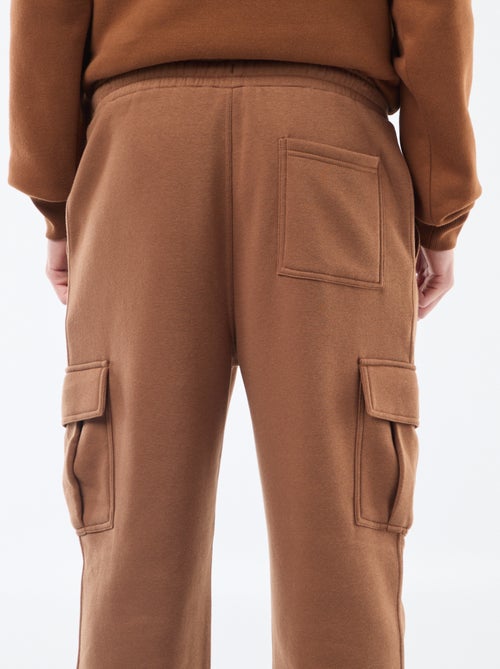 Jogging multi-poches en molleton - Kiabi