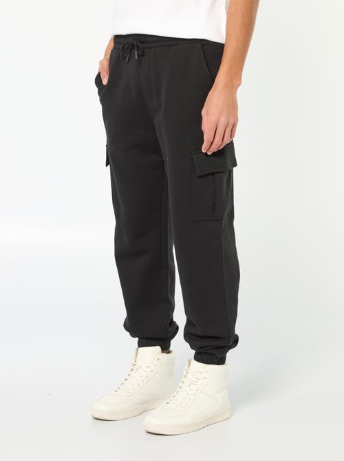 Jogging multi-poches en molleton - Kiabi