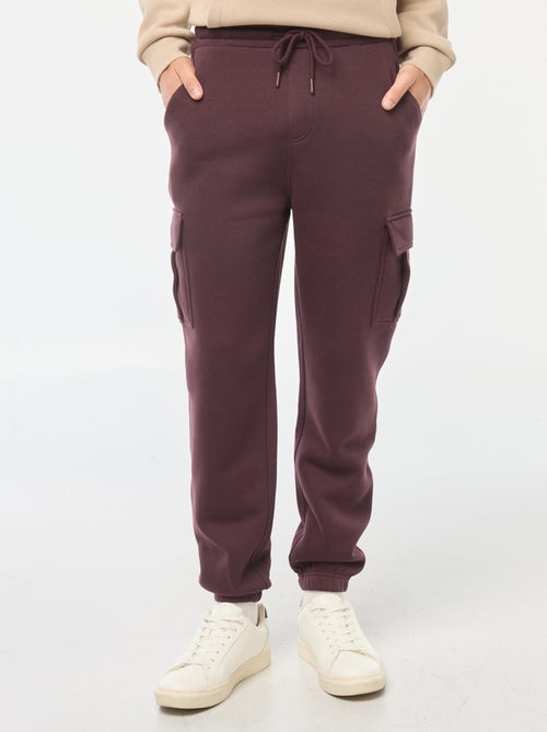 Jogging multi-poches en molleton - Kiabi