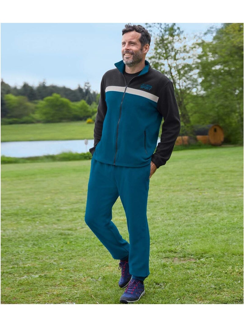 Jogging polaire outdoor   - atlas for men Gris - Kiabi