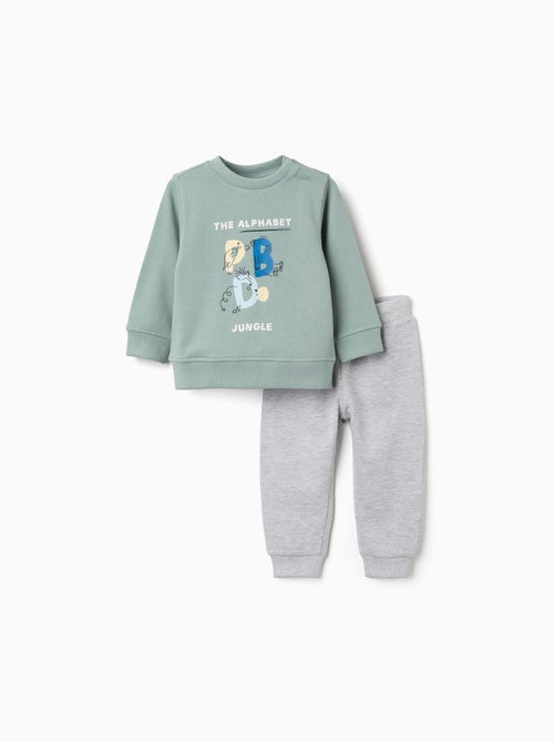 Jogging set met bedrukte letters - Kiabi