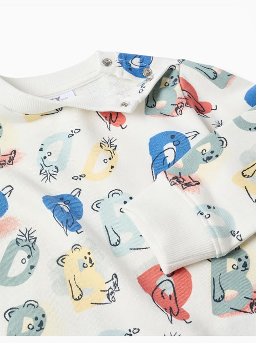 Jogging set met bedrukte letters - Kiabi