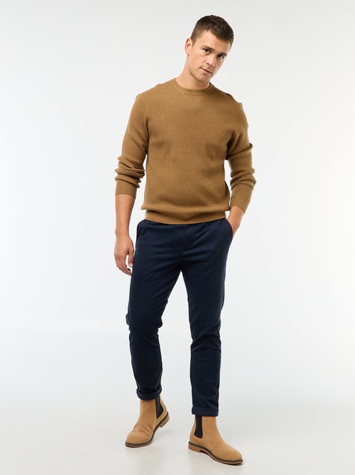 Jogging slim uni - Kiabi