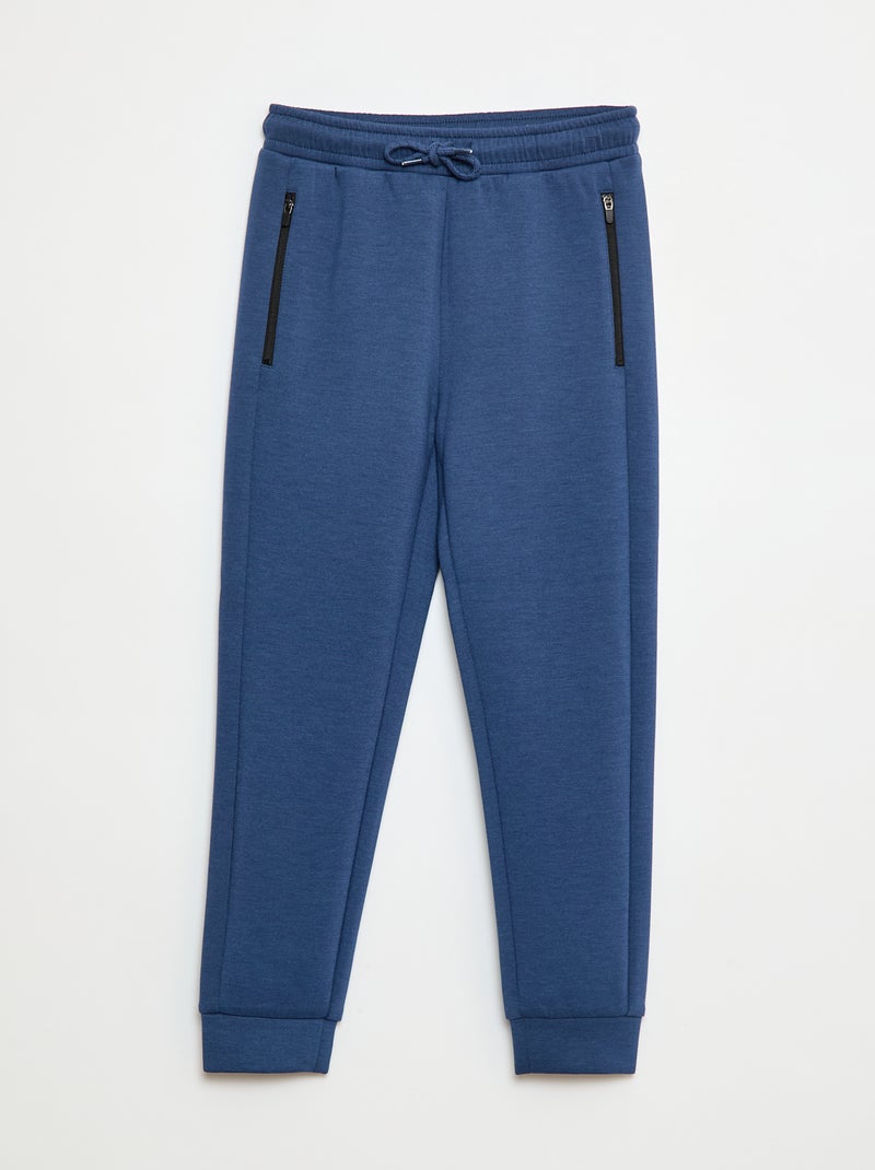 Jogging type néoprène Bleu - Kiabi