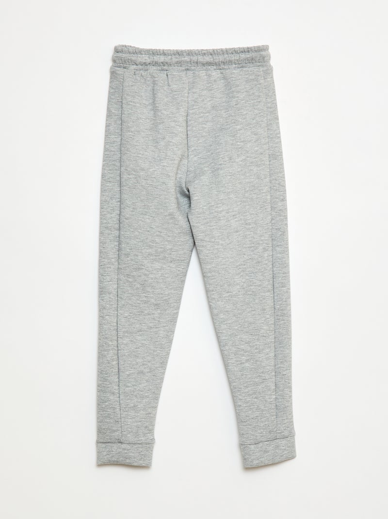 Jogging type néoprène Gris - Kiabi