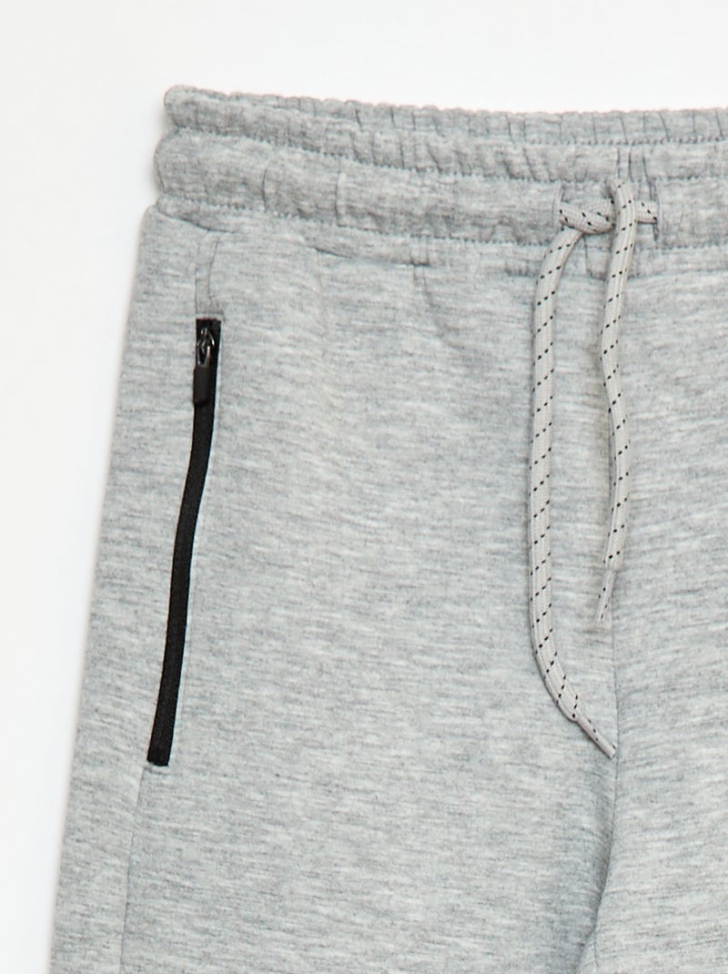 Jogging type néoprène Gris - Kiabi