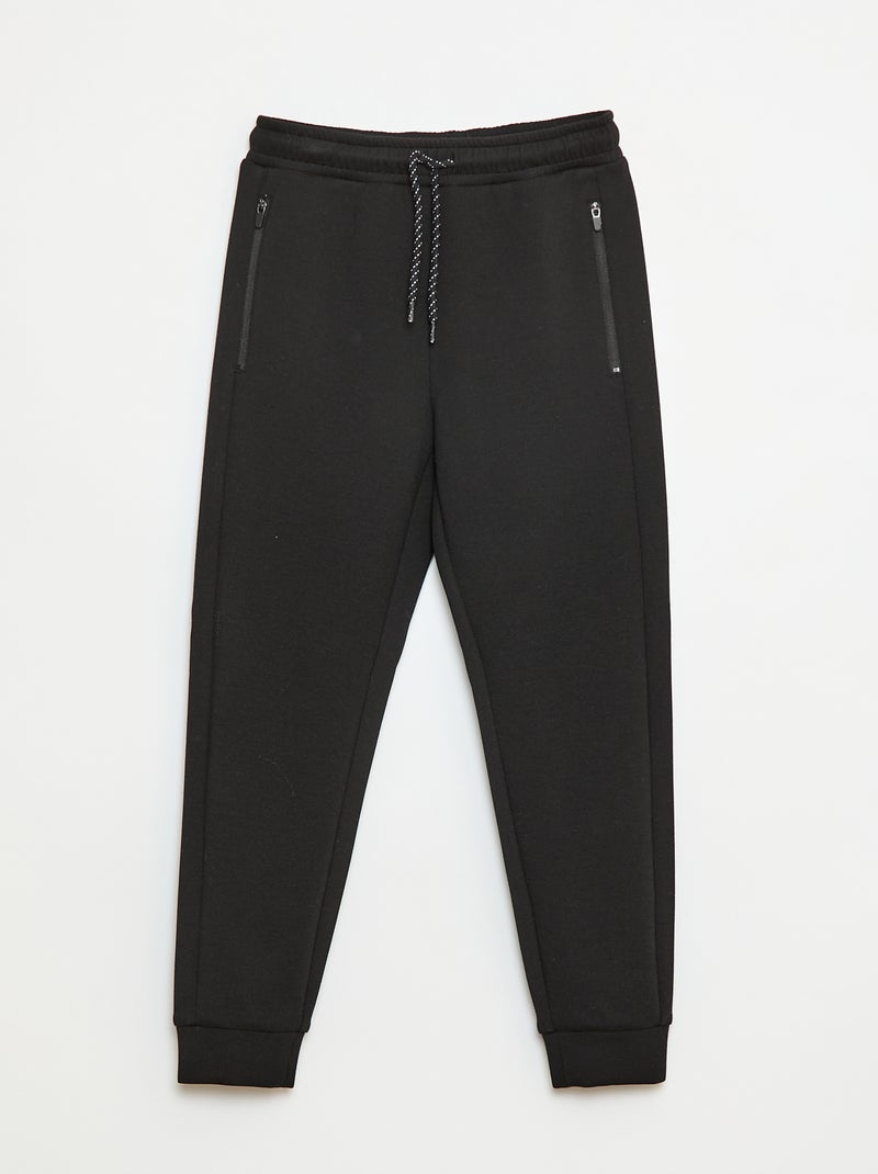 Jogging type néoprène Noir - Kiabi