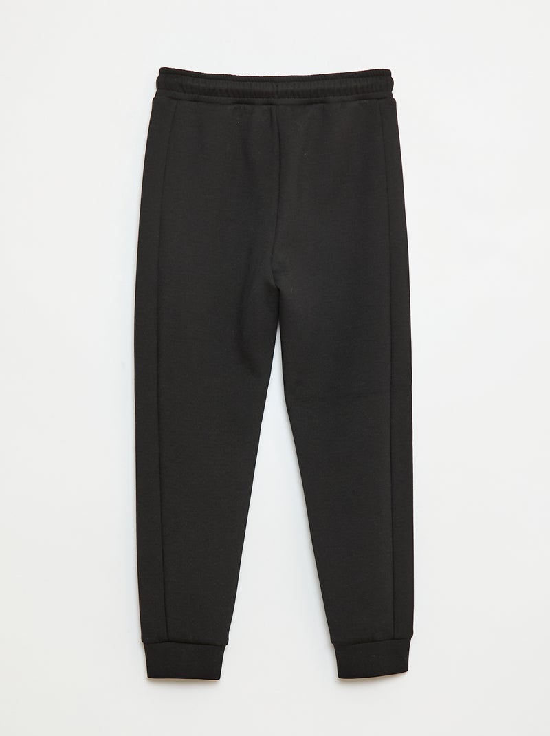 Jogging type néoprène Noir - Kiabi