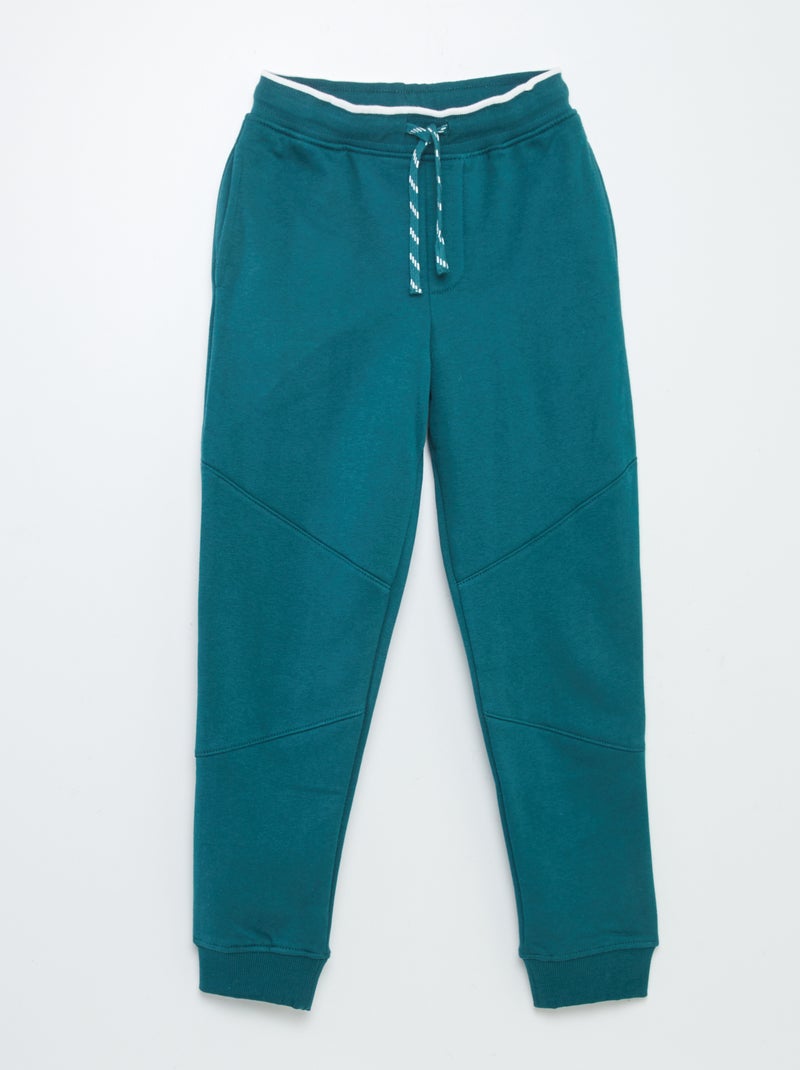 Jogging uni - Coupe + confortable Vert - Kiabi